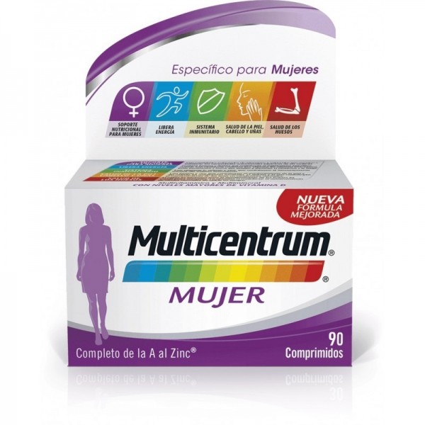 Multicentrum Mujer 50+ 90 Comprimidos
