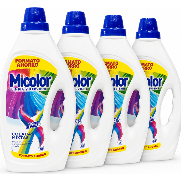 Micolor Detergente Adios al Separar Formato Ahorro 4x28 lavados
